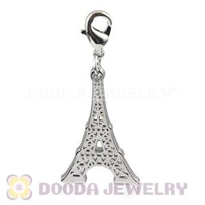 Platinum Plated Alloy European Jewelry Eiffel Tower Charms Wholesale 