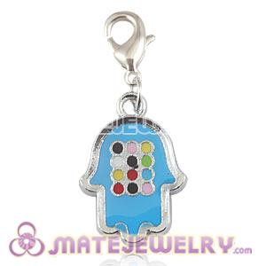 Wholesale Platinum Plated Alloy Enamel European Jewelry Charms 