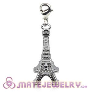 Wholesale Platinum Plated Alloy European Jewelry Eiffel Tower Charms 