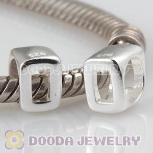 925 Sterling Silver Number 0 Charms Beads Wholesale