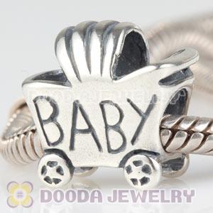 925 Sterling Silver European BABY Carriage Charms Beads Wholesale