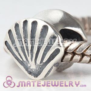 Sterling Silver European Seashell Charms Beads Wholesale