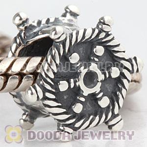 Antique 925 Sterling Silver Ship Steering Wheel Charms Beads Wholesale