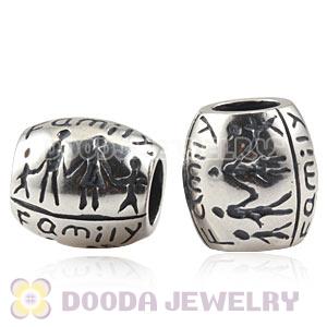 Antique 925 Sterling Silver European FAMILY Charms Beads Wholesale