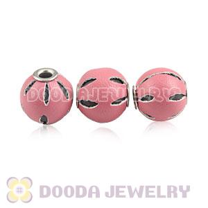 12mm Pink Basketball Wives Leather Beads For Earrings Wholesale 