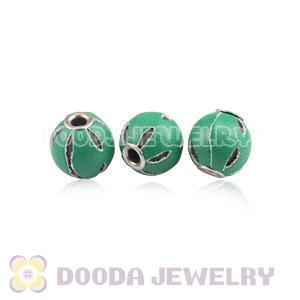 12mm Blue Basketball Wives Leather Beads For Earrings Wholesale 