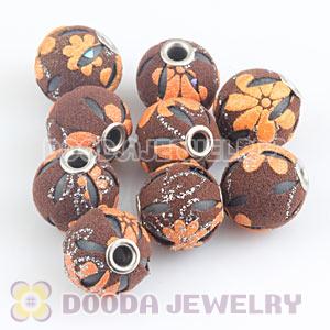 14mm Basketball Wives Leather Beads For Earrings Wholesale 