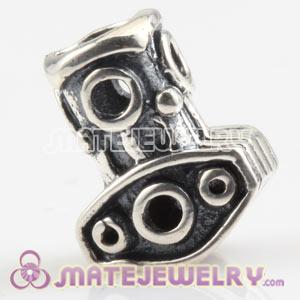 Antique Sterling Silver European Thor Hammer Charms Beads 