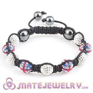 Tresor Czech Crystal Bead Sambarla Style Bracelets With Hematite