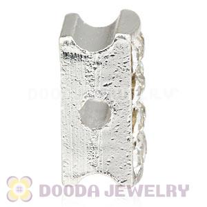 Pave Crystal Square Alloy Beads Wholesale