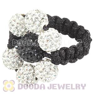 2012 Handmade Macrame Rings With Czech Crystal Wholesale