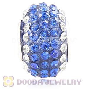 Wholesale European Pave Crystal Bead With Alloy Core