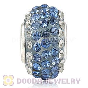 Wholesale European Pave Crystal Bead With Alloy Core