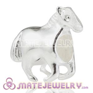 925 Sterling Silver European Horse Charm Beads Wholesale