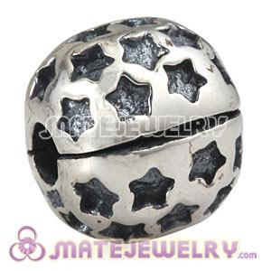 Wholesale European Style 925 Sterling Silver Stardom Clip Beads 