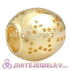 Wholesale Gold Plated Sterling Silver European Starlight Beads