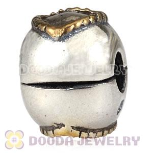 Sterling Silver European Braided Heart Clip Beads Wholesale