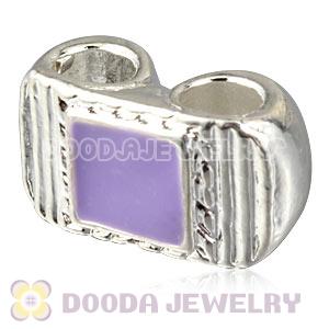 Wholesale Silver Plated Charm Jewelry European Double Hole Beads