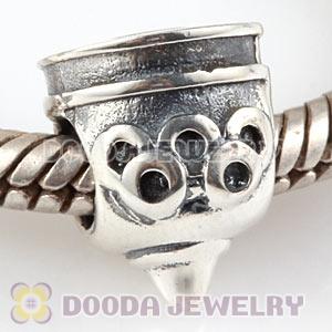 Sterling Silver Olympic Torch Bead Fit 2012 Olympics European Bracelet