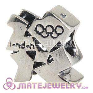 Sterling Silver 2012 London Olympic Logo Bead Fit European Olympics Bracelet