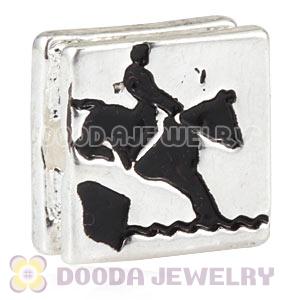 London 2012 Olympics Equestrian Eventing Square Alloy Beads Wholesale