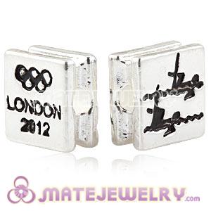 Wholesale London 2012 Olympics Synchronised Swimming Square Alloy Beads 