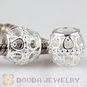 925 Sterling Silver European A Cloud Silver Lining Charm Beads Wholesale