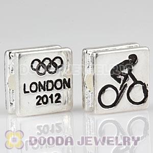London 2012 Olympics Cycling Road Square Alloy Beads Wholesale