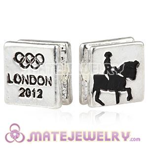 Wholesale London 2012 Olympics Equestrian Dressage Square Alloy Beads 