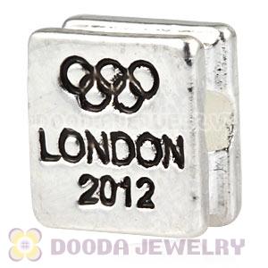 London 2012 Olympics Swimming Square Alloy Beads Wholesale