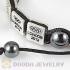 Handmade London 2012 Olympics Judo Square Alloy Bracelets With Hematite