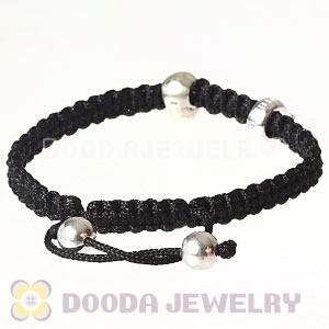 Fashion Sterling Silver Skull Head Charms Macrame Bracelets Wholesale