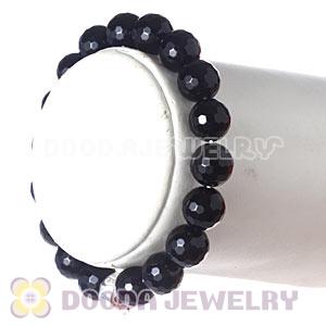 Black Onyx Sterling Silver Stackable Charms Bracelets Wholesale