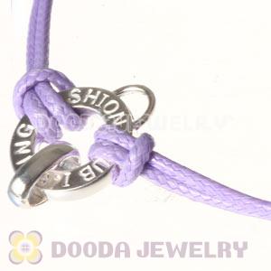 Fashion Lavender Sterling Silver Tscharms Club Bracelets Wholesale