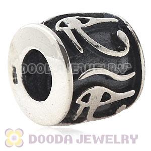 European Sterling Silver Eye of Horus Charm Beads Wholesale