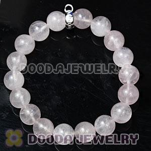 Pink Agate Sterling Silver Stackable Charms Bracelets Wholesale