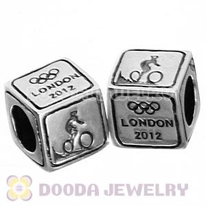 Sterling Silver European Cycling Mountain Bike Beads London 2012 Olympics Charms