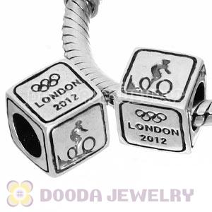Sterling Silver European Cycling Mountain Bike Beads London 2012 Olympics Charms