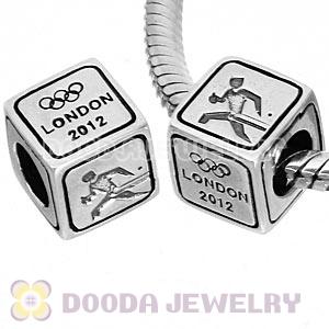 Sterling Silver European Table Tennis Beads London 2012 Olympics Charms