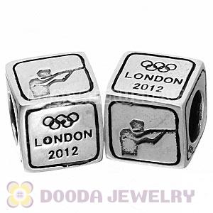 Sterling Silver European Shooting Beads London 2012 Olympics Charms