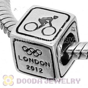 Sterling Silver European Cycling Road Beads London 2012 Olympics Charms