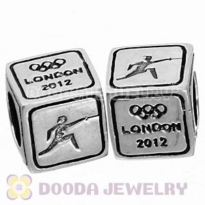Sterling Silver European Fencing Beads London 2012 Olympics Charms