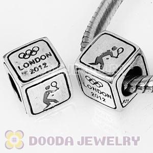 European Tennis Beads London 2012 Olympics Sterling Silver Charms