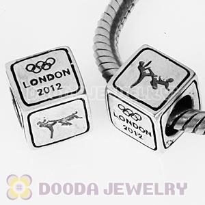 European Taekwondo Beads London 2012 Olympics Sterling Silver Charms