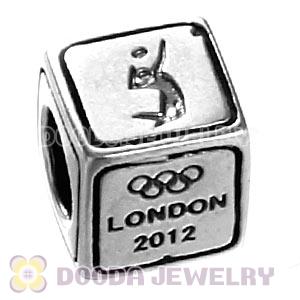 Sterling Silver European Volleyball Beads London 2012 Olympics Charms