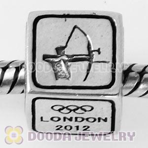 Sterling Silver European Archery Beads London 2012 Olympics Charms