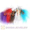 120 Pair Per Bag Mix Color Long Fashion Jewelry Feather Earrings Wholesale