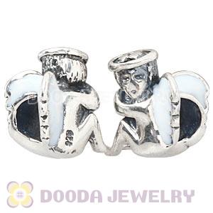 Antique 925 Sterling Silver European Angel Charms Beads Wholesale