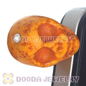 Wholesale iPhone Earphone Jack Plug With Turquoise Skull Charm