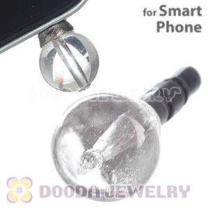 10mm Crystal Earphone Jack Plug Stopper Fit iPhone 
